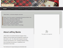 Tablet Screenshot of jeffreybanksdesign.com